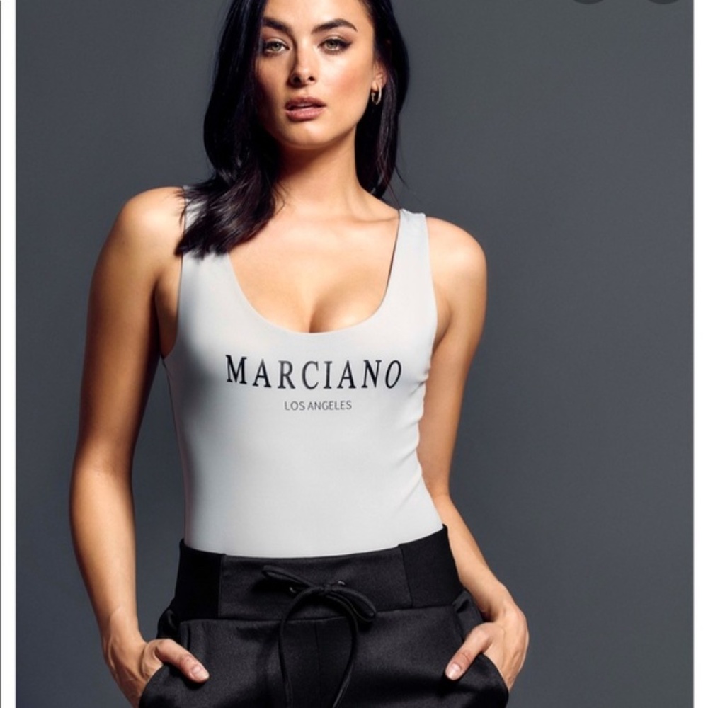 Guess By Marciano Logo x Luxe Leisure Bodysuit Size XS NWOT